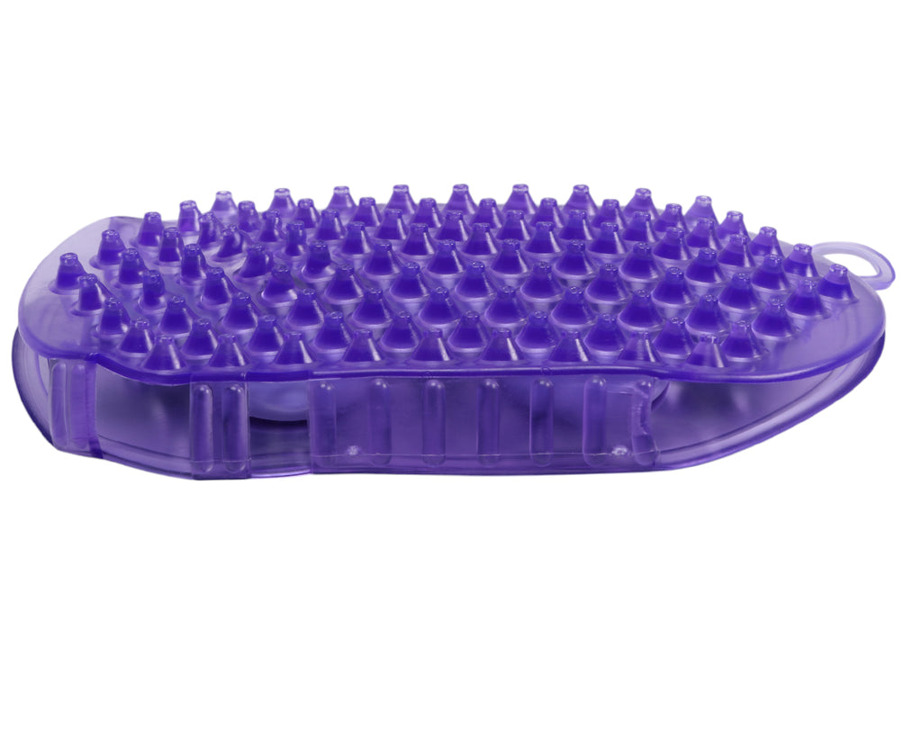 Magnetic Ball Massage Comb - Purple