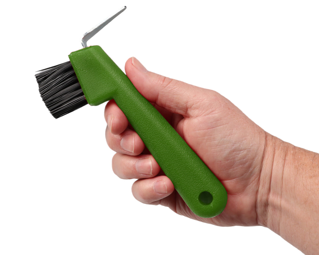 Deluxe Hoof Pick - Green