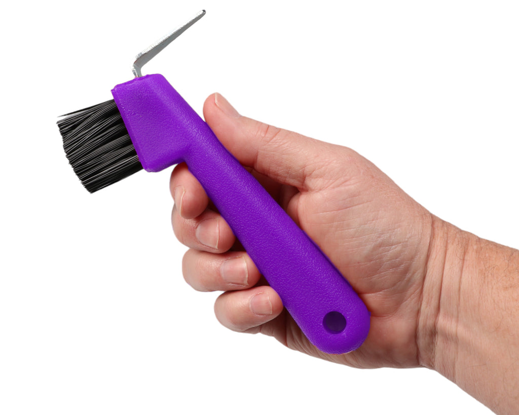 Deluxe Hoof Pick - Purple