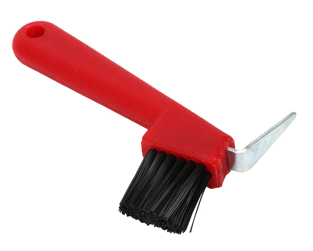 Deluxe Hoof Pick - Red