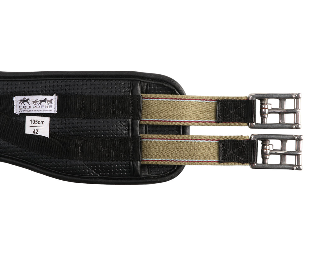 Equi-Prene Pressure Eze Girth Two Buckle Elastic - Black