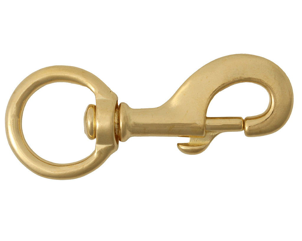 Brass Heavy Duty Round Eye Swivel Snaphooks