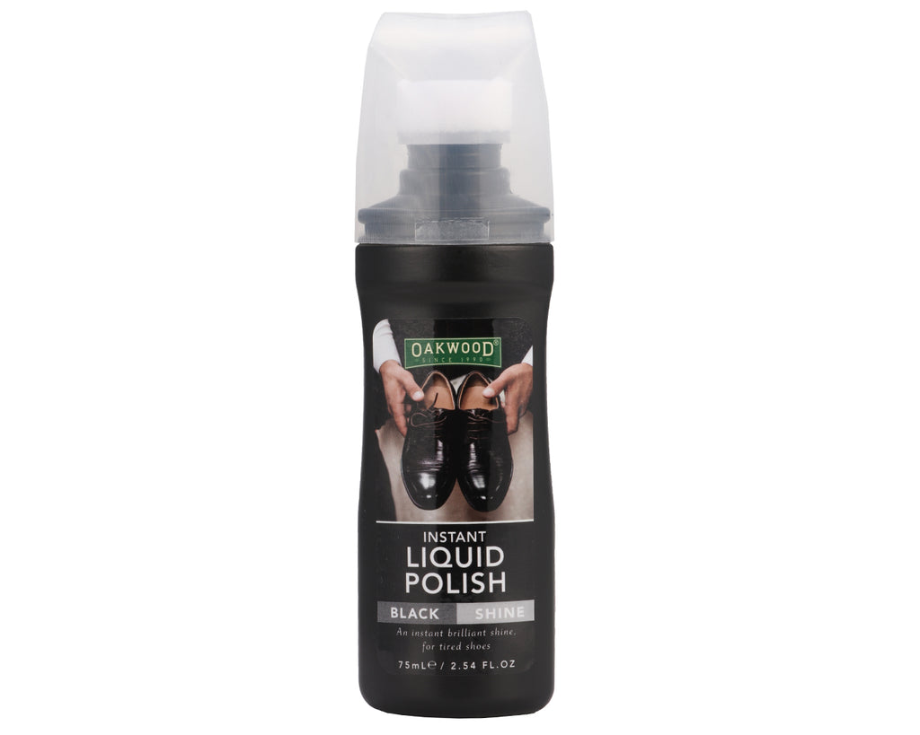 Oakwood Instant Liquid Shoe Polish - Black