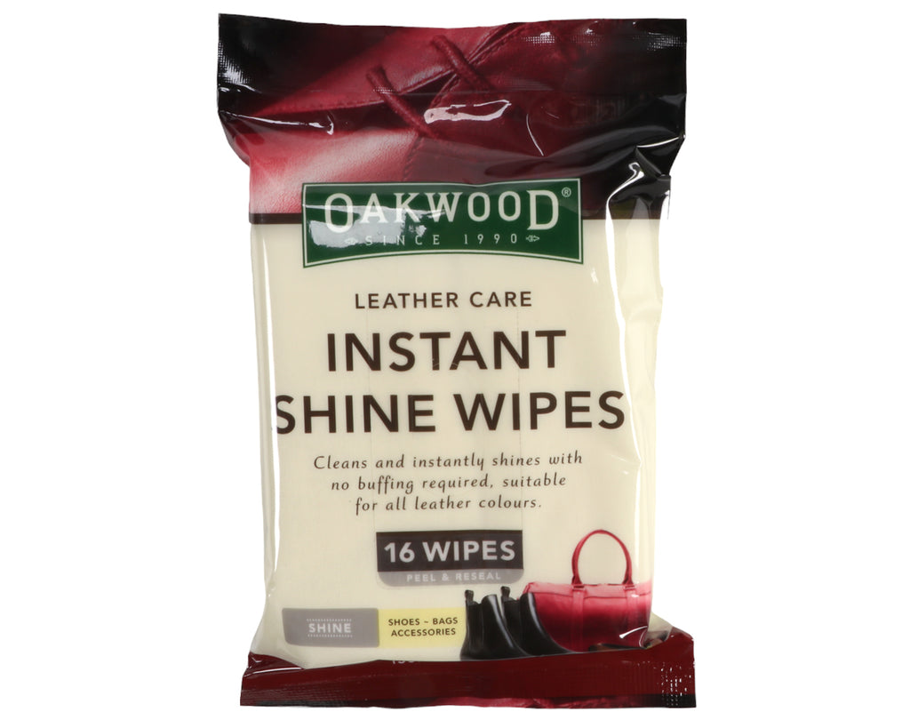 Oakwood Instant Care Instant Shine Wipes