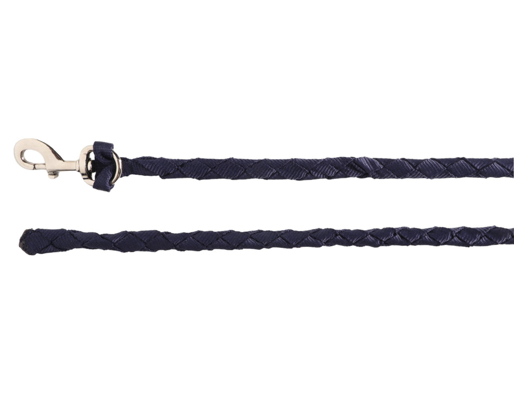 Horsemaster Hand-Braided Poly Lead - Navy