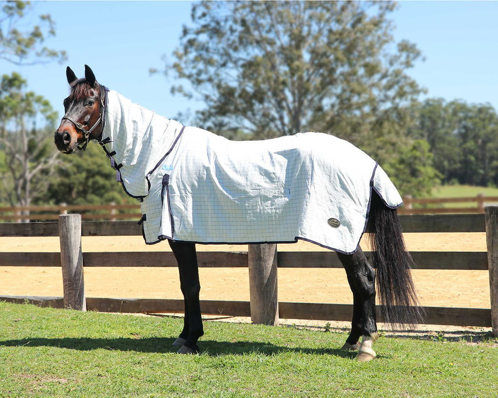 Conrad Lite Tear-Stop Horse Rug Combo - image showing side view