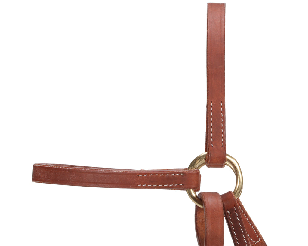 Fort Worth 5/8" Barcoo Bridle Head made from Harness Leather