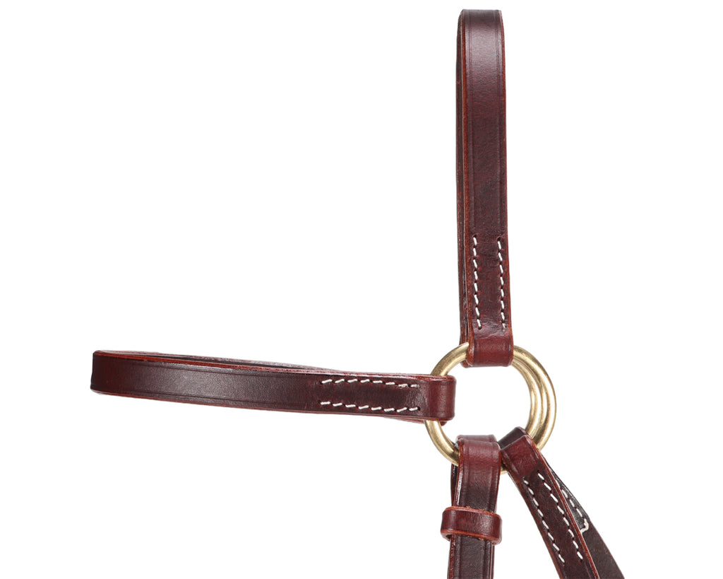 Fort Worth 5/8" Barcoo Bridle Head made from Latigo Leather