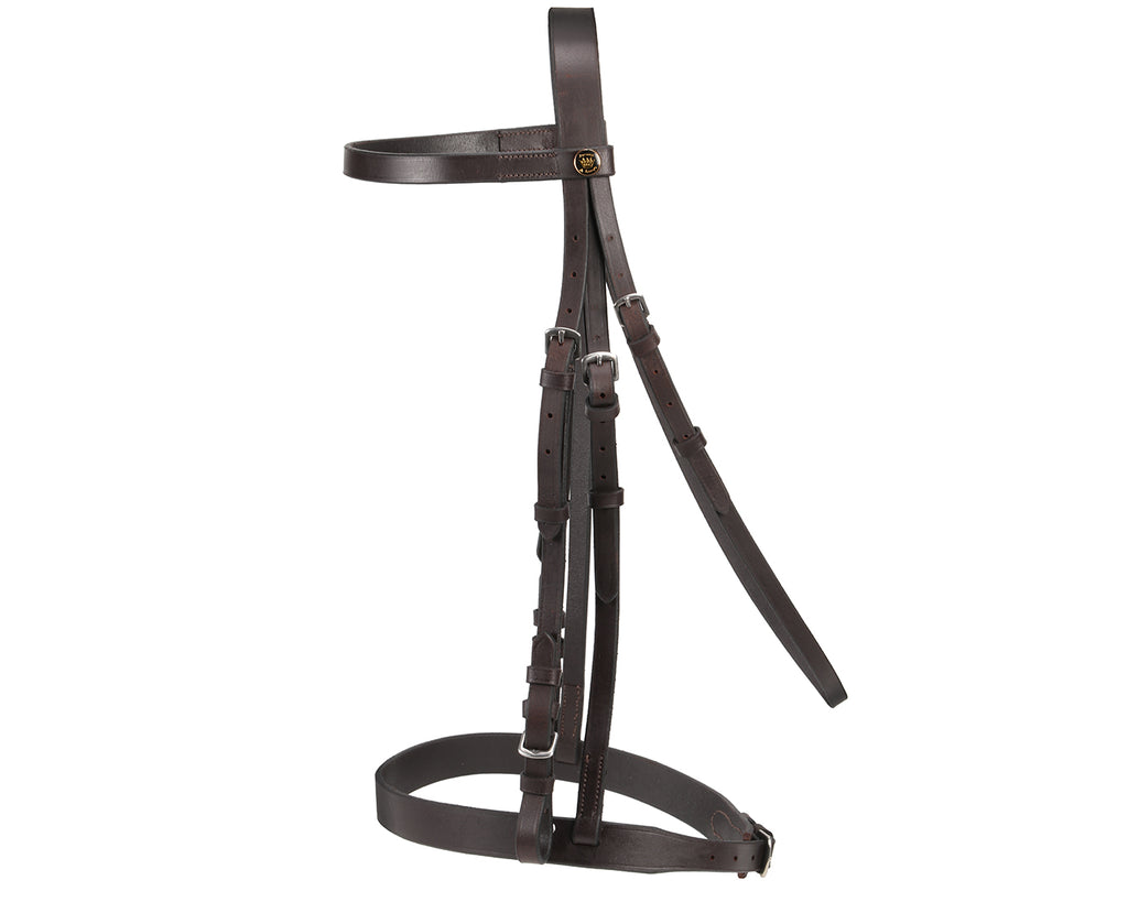 Jeremy & Lord Snaffle Bridle - Brown Leather