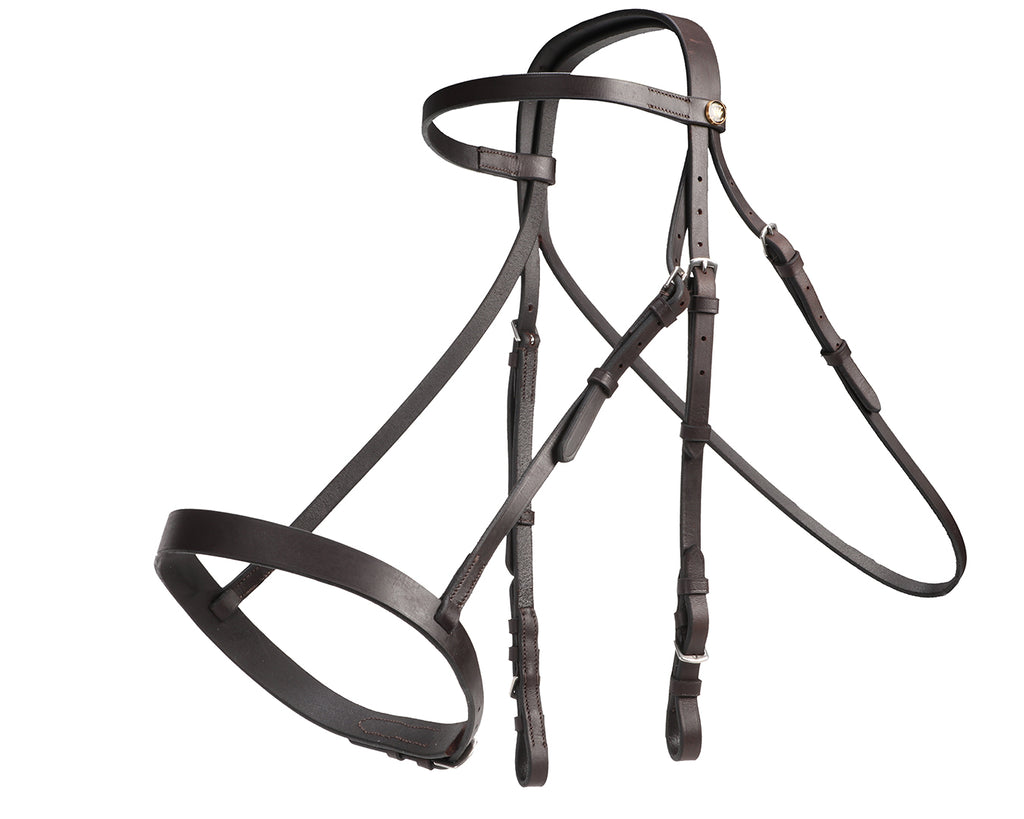 Jeremy & Lord Snaffle Bridle - Brown Leather