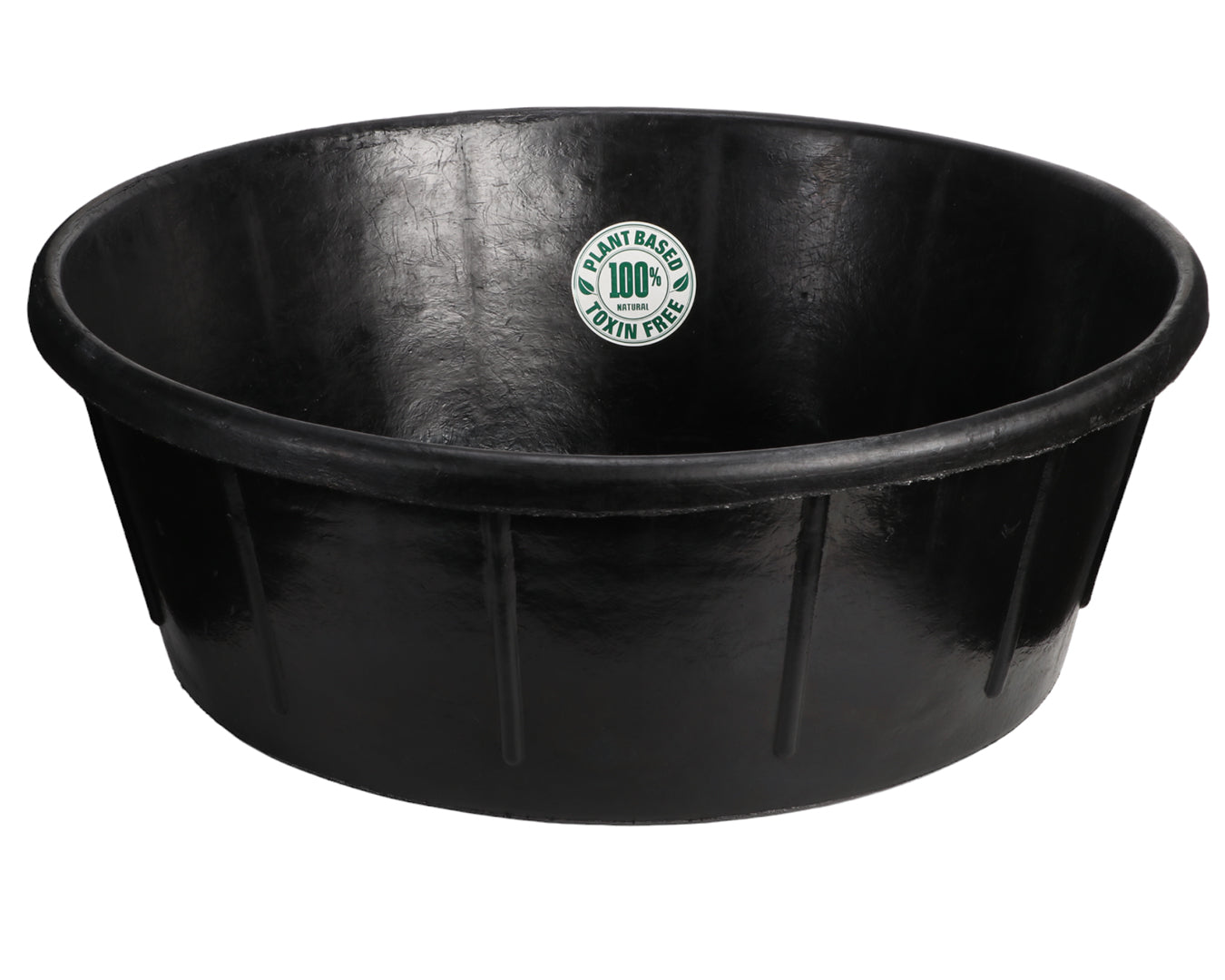 Fortex Rubber Pan, 2 gal. Capacity, Black