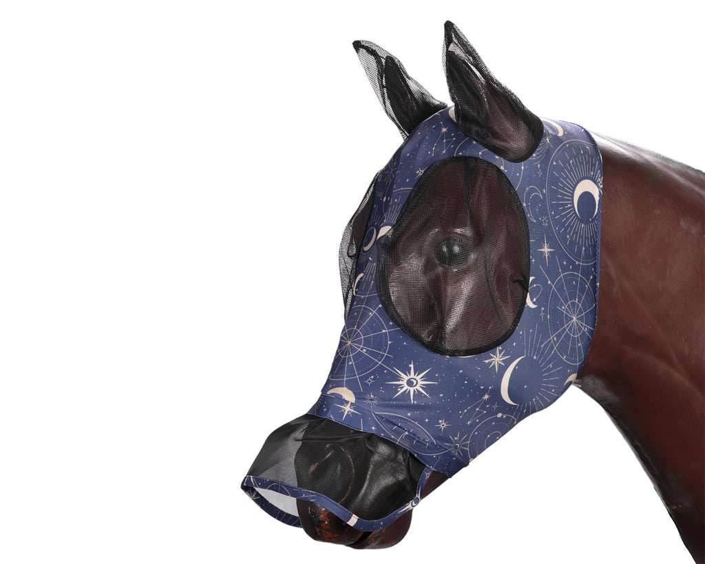 Kool Master Lycra Pull On Fly Mask - Celestial Star