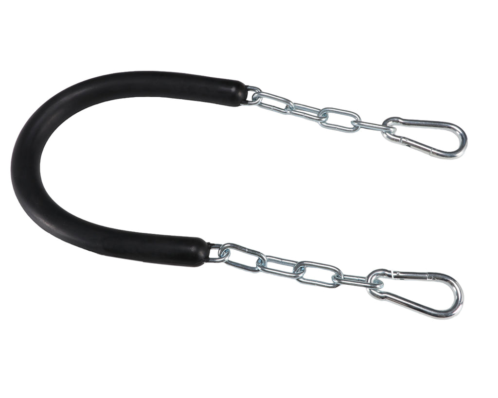 Rubber Trailer Tie 80cm w/Chain Ends & Snaphooks