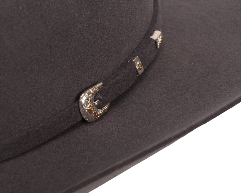 Stetson Square Colorado Fur Felt Hat - Granite