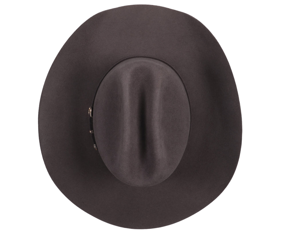 Stetson Square Colorado Fur Felt Hat - Granite