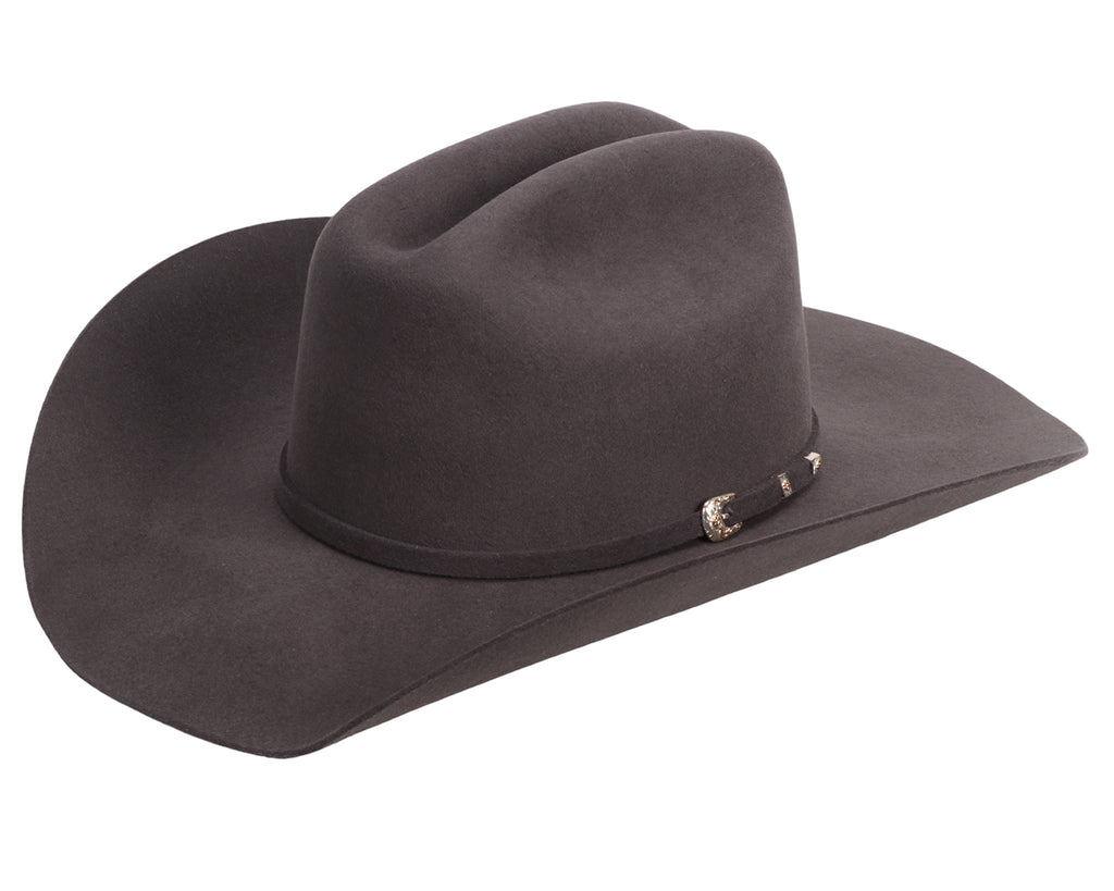 Stetson Square Colorado Fur Felt Hat - Granite