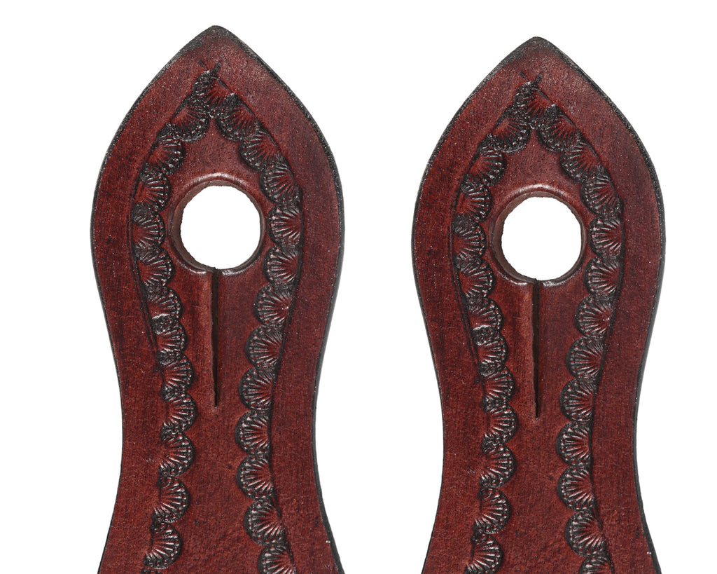 Texas-Tack Hand Tooled Slobber Straps