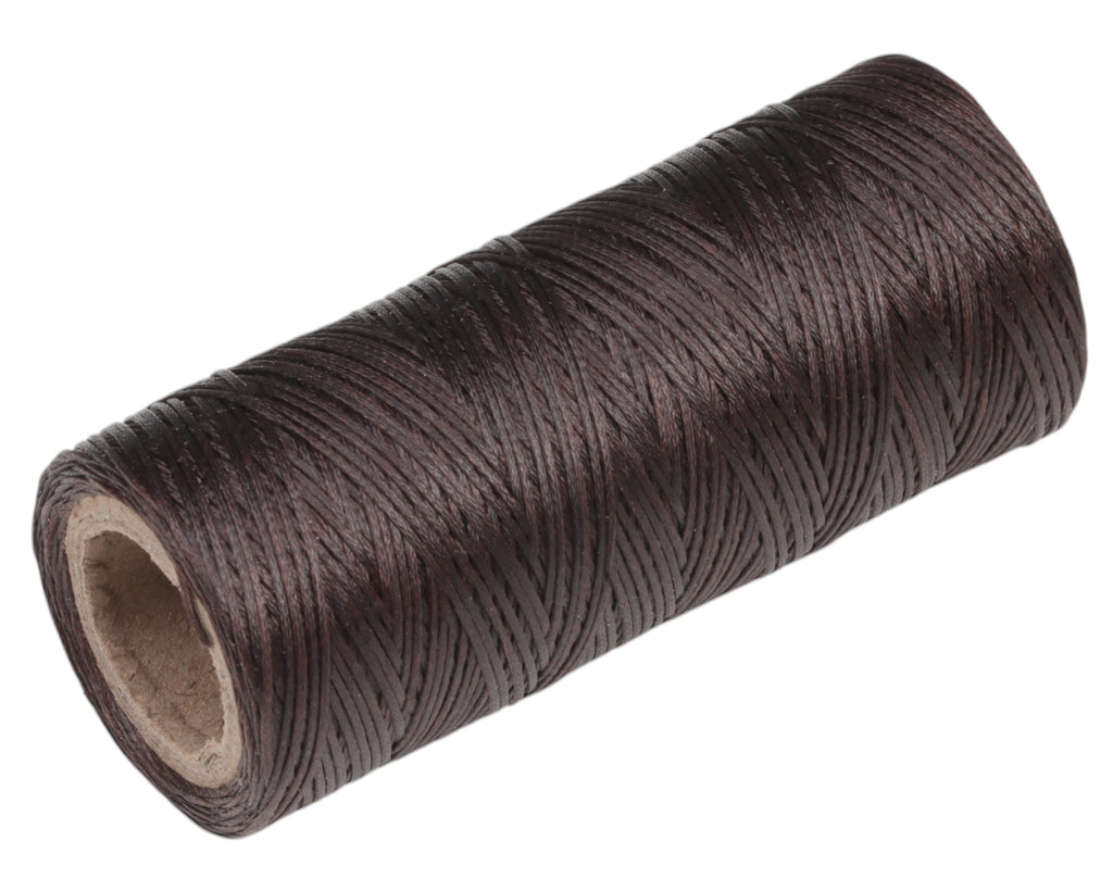 STC Waxed Thread - 100m Roll, image showing brown thread