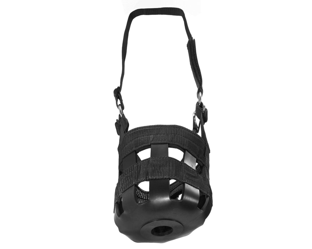 Equi-Prene Grazing Muzzle w/Rubber - Black