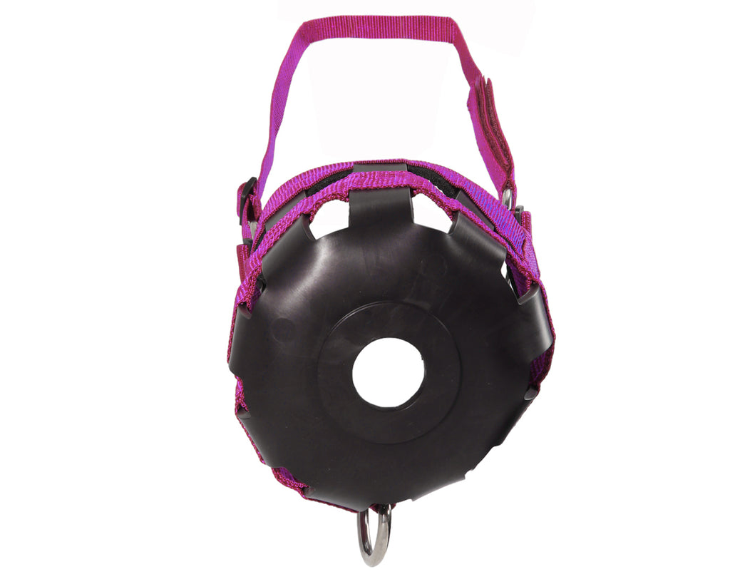 Equi-Prene Grazing Muzzle w/Rubber - Hot Pink