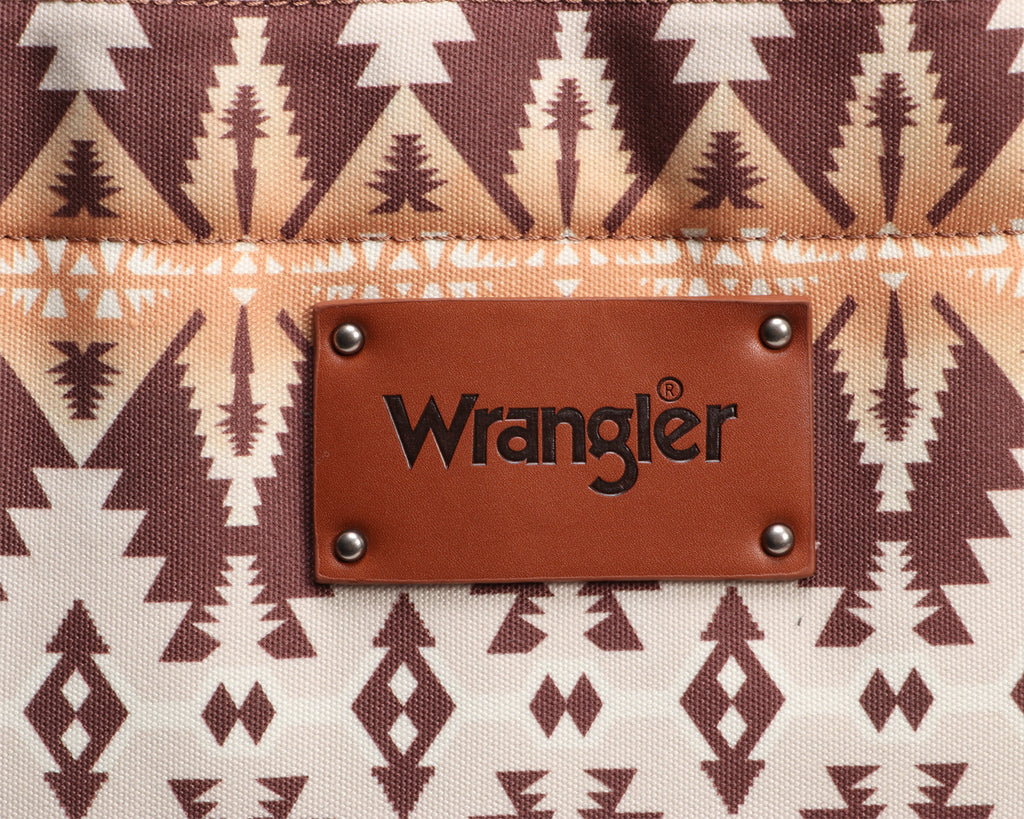 Wrangler Southwestern Oversized Tote Bag - Coffee