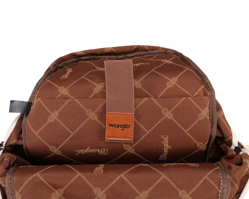 Wrangler Southwestern Canvas Backpack - Natural