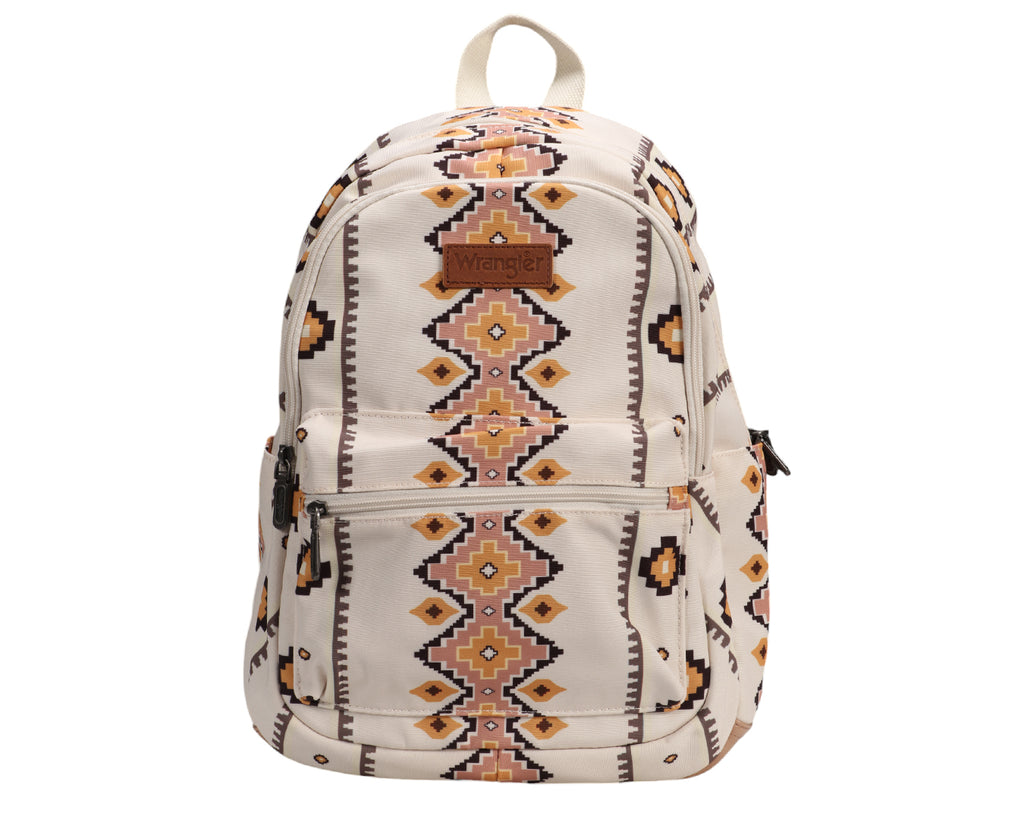 Wrangler Southwestern Canvas Backpack - Natural