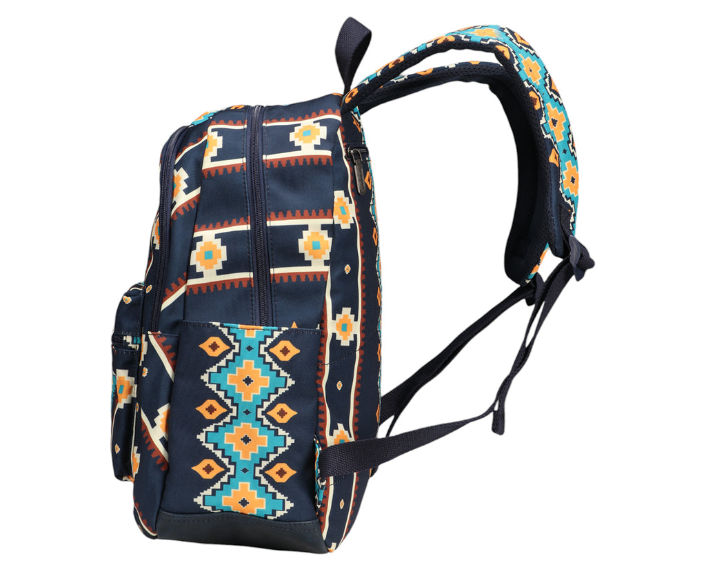 Wrangler Southwestern Canvas Backpack - Navy