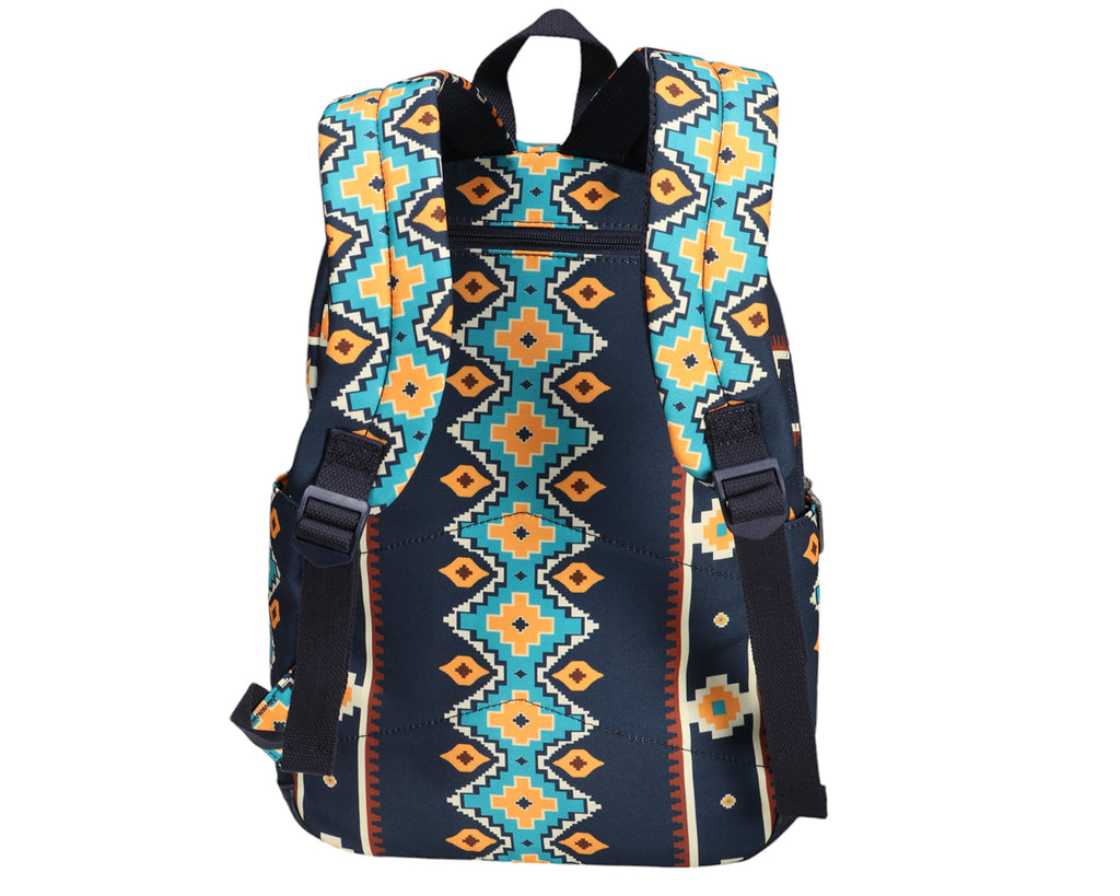 Wrangler Southwestern Canvas Backpack - Navy