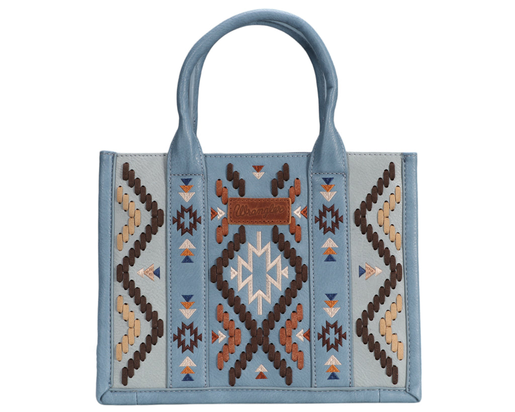 Wrangler Arizona Aztec Crossbody Handbag - Blue