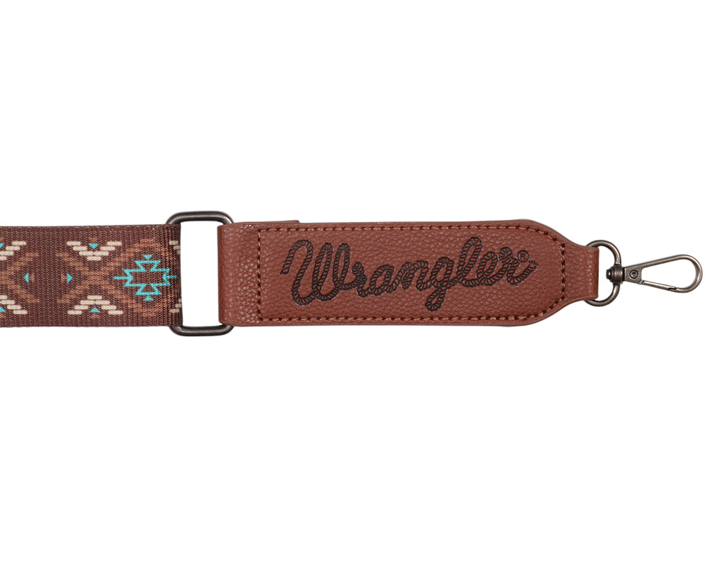 Wrangler Arizona Aztec Crossbody Handbag - Tan