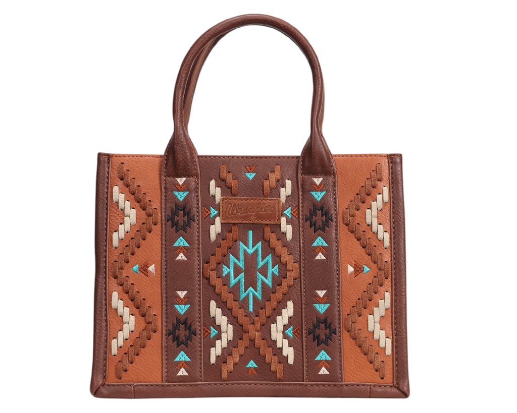 Wrangler Arizona Aztec Crossbody Handbag - Tan