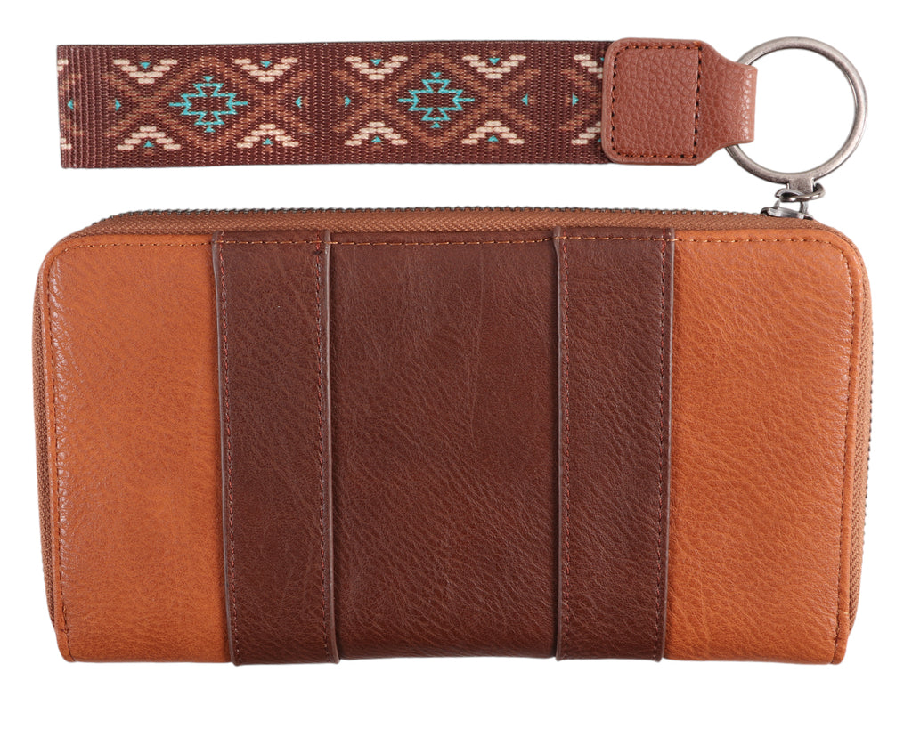 Wrangler Arizona Aztec Wallet - Tan