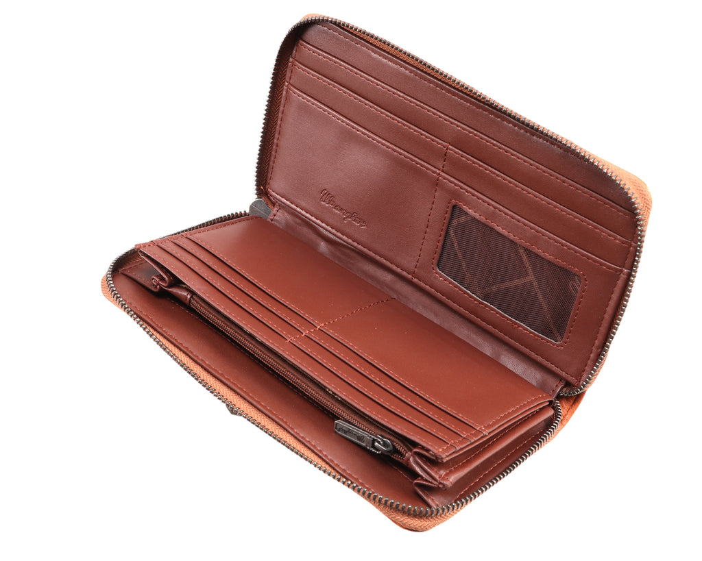 Wrangler Arizona Aztec Wallet - Tan